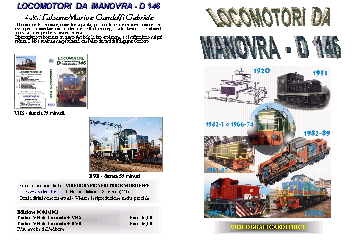 Fascicolo Locomotori da manovra - D 146